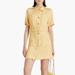 Sandro Meurice Twill Mini Shirt Dress